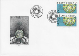 3572 FDC Slovensko Bratislava 1993, 150 ROKOV OD UZAKONENIA SLOVENCINY - Briefe U. Dokumente