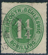 Stade Auf 1 1/4 Shilling Gelbgrün - Schleswig Holstein Nr. 4 - Schleswig-Holstein