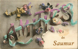 Saumur * Souvenir * Amitiés De La Commune * Fleurs - Saumur