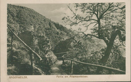 Alte Echtfotokarte, Kleinformat, BADENWEILER, Partie Am Altemannfelsen - Badenweiler