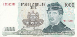 BILLETE DE CHILE DE 1000 PESOS DEL AÑO 1993  (BANK NOTE) - Cile