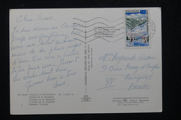 ANDORRE - Affranchissement De Andorre Sur Carte Postale En 1968 Pour La France - L 81746 - Cartas