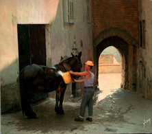 83 / LE CASTELLET / LA PORTE DE LA VILLE / CHEVAL - Le Castellet