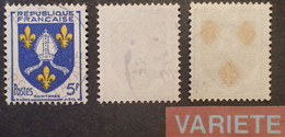 R1118/455 -  1954 - BLASON DE LA SAINTONGE - N°1005 ☉ - VARIETE ➤➤➤ Impression RECTO VERSO Des Lys - Used Stamps