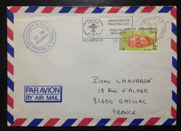 NEW CALEDONIA, Circulated Cover To France, 1986 - Briefe U. Dokumente