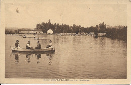 CARTE POSTALE BELGIQUE - LASNE - RENIPONT-PLAGE - LE CANOTAGE - Lasne