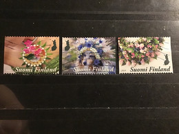 Finland - Complete Set Bloemenkunst 2019 - Usati