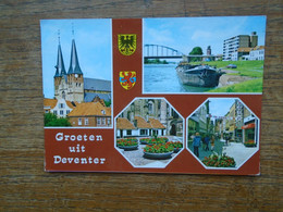 Pays-bas , Groeten Uit Deventer "" Beaux Timbre Et Cachets "" - Deventer