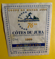 17261 - Ski De Fond Coupe Du Monde 2000 La Transjurassienne Côtes Du Jura 1999 - Esquí