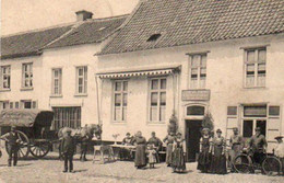 AERTS Jambon Et Lard  Berlaer Province D'Anvers Super Animée Attelage Circulé En 1909 - Berlaar