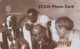 STLUCIA : 254B EC$20 The Signing Of Caricom USED - Santa Lucia