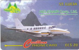 STLUCIA : 015A EC$20 HELENAIR Corp LTD USED - Santa Lucía