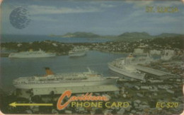 STLUCIA : 013C EC$20 Cruise Liners USED - St. Lucia