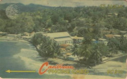 STLUCIA : 013B EC$10 View Village USED - Sainte Lucie