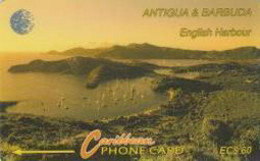 ANTIGUA : 013DA EC$60 English Harbour 13D /B USED - Antigua And Barbuda