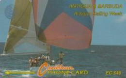 ANTIGUA : 013C EC$40 Sailing Week 13C White /C USED - Antigua And Barbuda