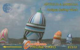 ANTIGUA : 011A EC$10 Sailing Week /D USED - Antigua E Barbuda