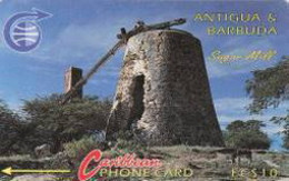 ANTIGUA : 004AA EC$10 Sugar Mill /G+BLR USED - Antigua En Barbuda