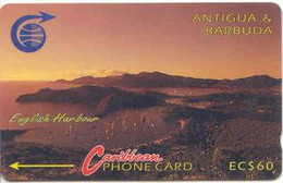 ANTIGUA : 003DD EC$60 English Harbour USED - Antigua And Barbuda