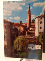 Cartolina Sacile Prov Pordenone  Veduta Sul Livenza  1970 Campanile  Ponte - Pordenone