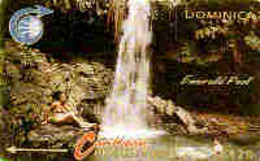 DOMINICA : 004BA EC$20 Emerald Pool  Grey Ctrl USED - Dominique