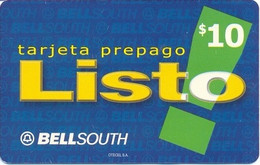 ECUADOR : BSP107A $10 LISTO Blue (dec/2001) USED Exp: 12 2001 - Ecuador