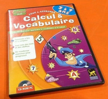 CD-ROM PC  Joue & Apprends   Calcul & Vocabulaire  Ceasy Kids - Juegos PC