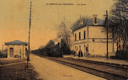 PIE-VAL-2-20-2841 : SAINT-AMAND LA GARE DE CHEMIN DE FER - Saint Amand Longpre