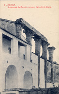 BADAJOZ  , T.P. NO CIRCULADA  , COL. BOCCONI , MÉRIDA - COLUMNATA DEL TEMPLO ROMANO , LLAMADO DE DIANA - Mérida