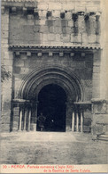 BADAJOZ  , T.P. NO CIRCULADA  , COL. BOCCONI , MÉRIDA - PORTADA ROMÁNICA DE LA BASÍLICA DE SANTA EULALIA - Mérida