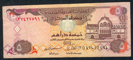 UA.E. P26a  5 DIRHAMS 2009  Signature 3   VF  NO P.h. - Ver. Arab. Emirate
