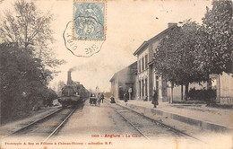 Anglure         51        Intérieur De La Gare . Train.      (voir Scan) - Anglure