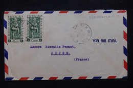 INDE - Enveloppe De Pondichéry Pour La France Par Avion - L 81794 - Covers & Documents