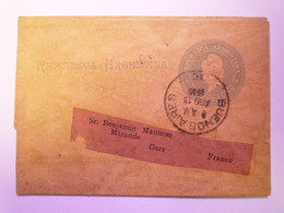 2020 - 9069  BANDE Pour JOURNAL Au Départ De BUENOS AIRES à Destination De MIRANDE (Gers)  1906   XXX - Briefe U. Dokumente