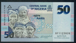 NIGERIA P35a 50 NAIRA 2006 #BF 7 Digits  FIRST DATE  Signature 17 UNC. - Nigeria