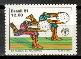 Brazil 1981 Brasil / World Food Day FAO MNH Día Mundial De La Alimentación / Li18  10-21 - Tegen De Honger