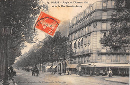 PARIS-75017-ANGLE DE L'AVENUE NIEL ET DE LA RUE SAUSSIER-LEROY - Arrondissement: 17