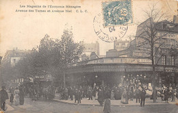 PARIS-75017-LES MAGASINS DE L'ECONOMIE MENAGERE, AVENUE DES TERNES ET AVENUE NIEL - Paris (17)