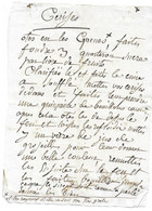 RECETTE DE CUISINE - CONFITURE DE CERISES - LETTRE PAPIER - Documenti Storici