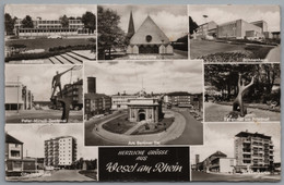 Wesel - S/w Mehrbildkarte 1 - Wesel