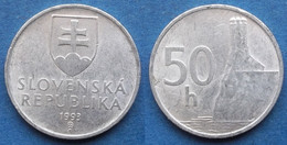 SLOVAKIA - 50 Halierov 1993 KM# 15 Republic (1993-2008) - Edelweiss Coins - Slovaquie