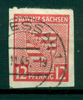 Saxe 1945 - Michel N. 71 X - Série Courante (Y & T N. 6) - Used