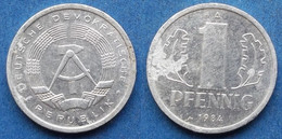 DDR · GDR - 1 Pfennig 1984 A KM# 8.2 Democratic Republic - Edelweiss Coins - Other & Unclassified