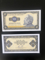 2003 Matej Gabris Fidel Castro Cuba 500 Pesos  UNC SPECIMEN ESSAY Tirage Limité - Fiktive & Specimen