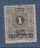 MAROC       N°  YVERT   TAXE  27   NEUF AVEC CHARNIERES      ( CHAR   03/54  ) - Segnatasse