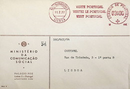 1977 Portugal Franquia Mecânica Do Ministério Da Comunicação Social - Machines à Affranchir (EMA)