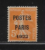 FRANCE  ( FRPR - 4 )  1922  N° YVERT ET TELLIER  N° 30   N* - 1893-1947