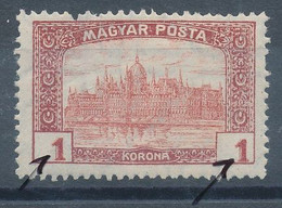 1919. Hungarian Post - Misprint - Varietà & Curiosità