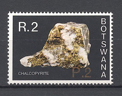 Botswana, 1976, Minerals, 2 P On 2 R, Overprinted, MNH, Michel 168 Type I - Botswana (1966-...)