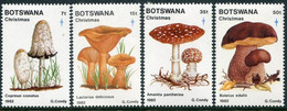 Botswana, 1982, Mushrooms, Flora, Christmas, MNH, Michel 317-320 - Botswana (1966-...)